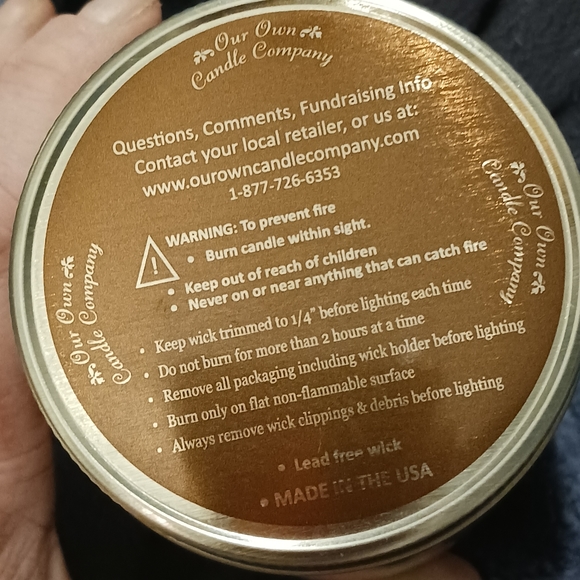 NWT! Our Own Candle Company (Cinnaberry) 13oz - Picture 6 of 6